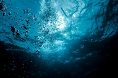 Swimming in it